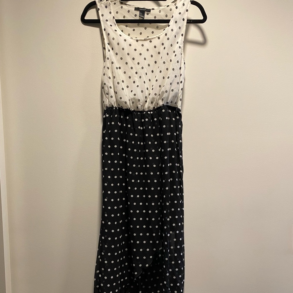 High-low Polka Dot Dress